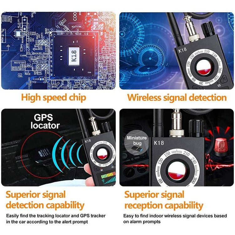 zs-k18 Camera Finder for GPS Tracking GSM Listening Device Finder, US Plug zs-k18 Camera Finder for GPS Tracking GSM Listening Device Finder, US Plug